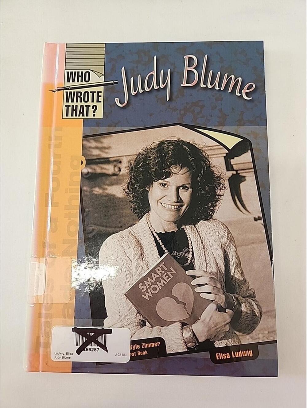 Judy Blume Hardcover Book By Elisa Ludwig